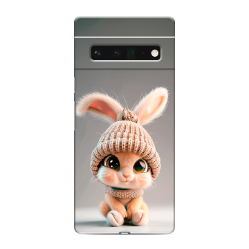 Силиконовый чехол на Google Pixel 6 Pro с принтом Кролик Силиконовый чехол на Google Pixel 6 Pro с принтом Кролик