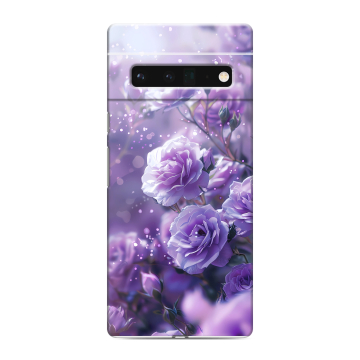 Силиконовый чехол на Google Pixel 6 Pro с принтом Розы цветы Силиконовый чехол на Google Pixel 6 Pro с принтом Розы цветы