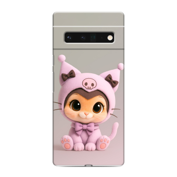 Силиконовый чехол на Google Pixel 6 Pro с принтом Куроми Kuromi 