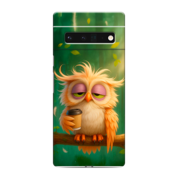Силиконовый чехол на Google Pixel 6 Pro с принтом сова