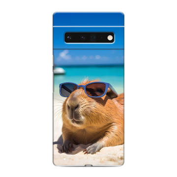 Силиконовый чехол на Google Pixel 6 Pro с принтом Капибара