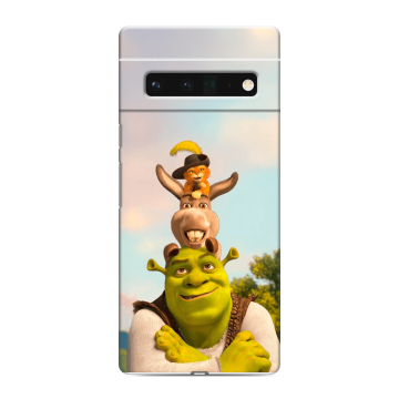 Силиконовый чехол на Google Pixel 6 Pro с принтом Шрек Shrek