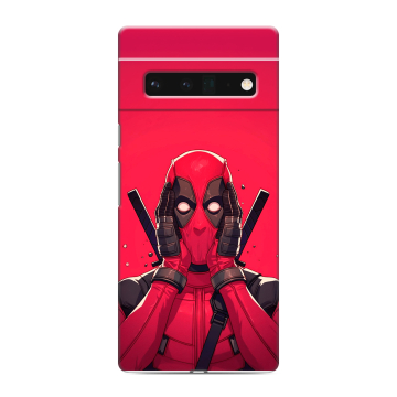 Силиконовый чехол на Google Pixel 6 Pro с принтом Дедпул Deadpool Силиконовый чехол на Google Pixel 6 Pro с принтом Дедпул Deadpool