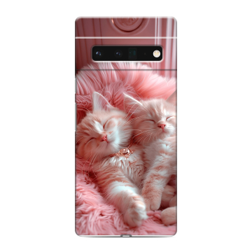 Силиконовый чехол на Google Pixel 6 Pro с принтом котята котики Силиконовый чехол на Google Pixel 6 Pro с принтом котята котики