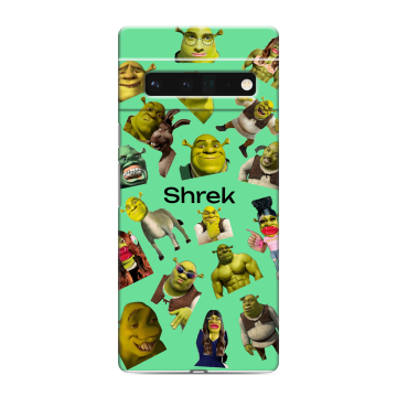 Силиконовый чехол на Google Pixel 6 Pro с принтом Шрек Shrek
