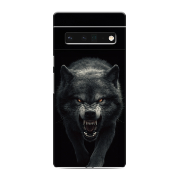Силиконовый чехол на Google Pixel 6 Pro с принтом Волк