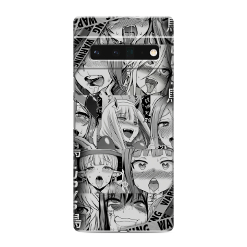Силиконовый чехол на Google Pixel 6 Pro с принтом Ahegao Ахегао Аниме