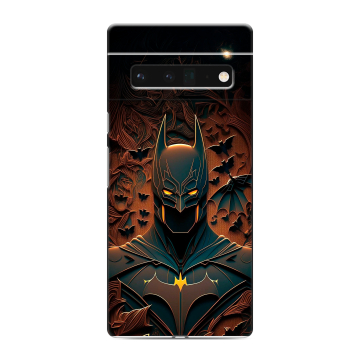 Силиконовый чехол на Google Pixel 6 Pro с принтом Batman Бэтмен