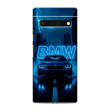 Силиконовый чехол на Google Pixel 6 Pro с принтом BMW БМВ