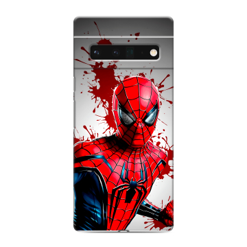 Силиконовый чехол на Google Pixel 6 Pro с принтом Spiderman Человек паук