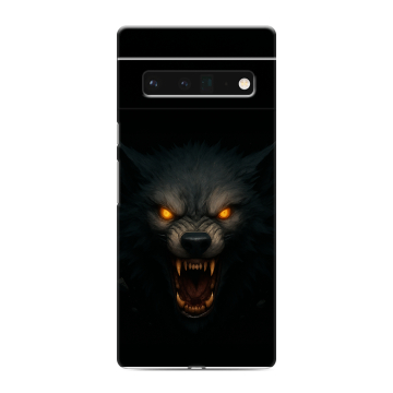 Силиконовый чехол на Google Pixel 6 Pro с принтом Волк