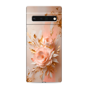 Силиконовый чехол на Google Pixel 6 Pro с принтом женский