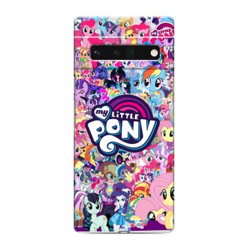 Силиконовый чехол на Google Pixel 6 Pro с принтом My little pony Дружба чудо