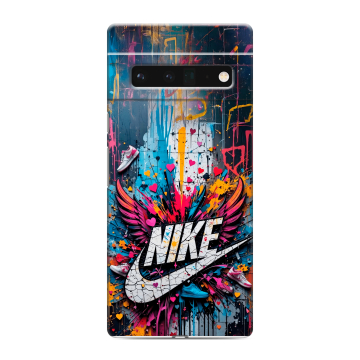 Силиконовый чехол на Google Pixel 6 Pro с принтом Nike Найк Силиконовый чехол на Google Pixel 6 Pro с принтом Nike Найк
