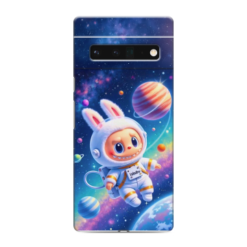 Силиконовый чехол на Google Pixel 6 Pro с принтом Labubu Лабубу