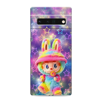 Силиконовый чехол на Google Pixel 6 Pro с принтом Labubu Лабубу