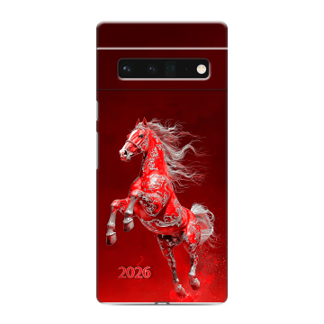 Силиконовый чехол на Google Pixel 6 Pro с принтом Новый год