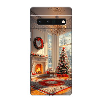 Силиконовый чехол на Google Pixel 6 Pro с принтом Новый год