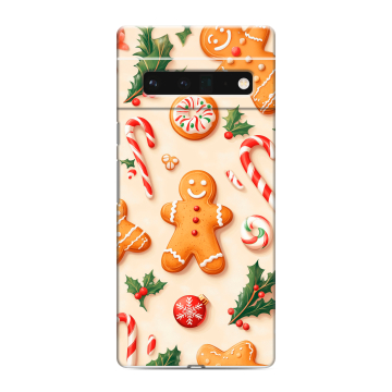 Силиконовый чехол на Google Pixel 6 Pro с принтом Новый год
