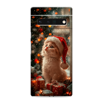 Силиконовый чехол на Google Pixel 6 Pro с принтом Новый год