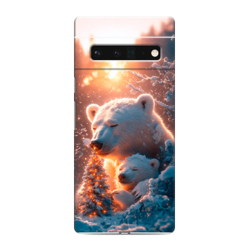 Силиконовый чехол на Google Pixel 6 Pro с принтом Новый год Силиконовый чехол на Google Pixel 6 Pro с принтом Новый год