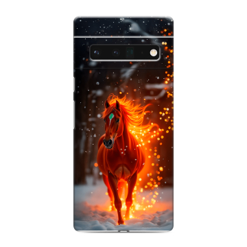 Силиконовый чехол на Google Pixel 6 Pro с принтом Новый год Силиконовый чехол на Google Pixel 6 Pro с принтом Новый год