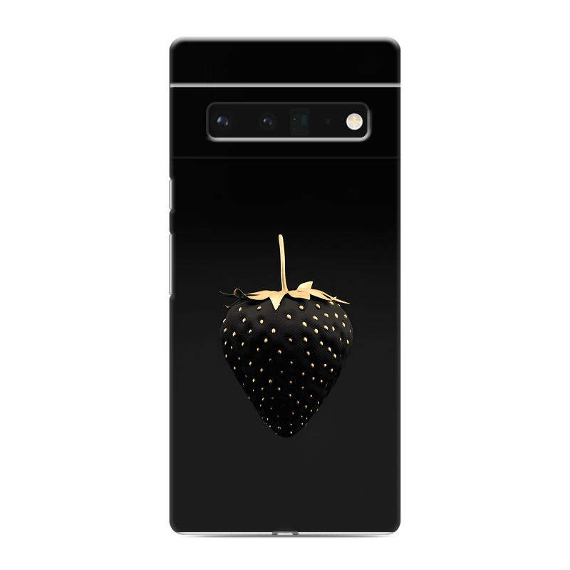 Силиконовый чехол на Google Pixel 6 Pro с принтом Черная клубника Силиконовый чехол на Google Pixel 6 Pro с принтом Черная клубника