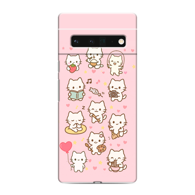 Силиконовый противоударный чехол на Google Pixel 6 Pro с принтом Hello Kitty Хелоу Кити Силиконовый противоударный чехол на Google Pixel 6 Pro с принтом Hello Kitty Хелоу Кити