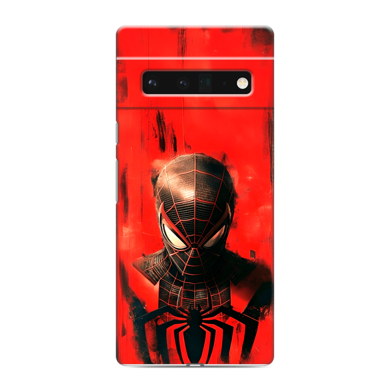 Силиконовый чехол на Google Pixel 6 Pro с принтом человек паук spiderman Силиконовый чехол на Google Pixel 6 Pro с принтом человек паук spiderman
