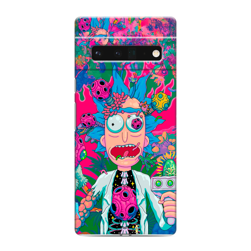 Силиконовый противоударный чехол на Google Pixel 6 Pro с принтом Рик и Морти Rick Morty Силиконовый противоударный чехол на Google Pixel 6 Pro с принтом Рик и Морти Rick Morty