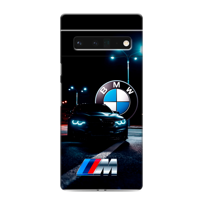 Силиконовый противоударный чехол на Google Pixel 6 Pro с принтом БМВ BMW Силиконовый противоударный чехол на Google Pixel 6 Pro с принтом БМВ BMW