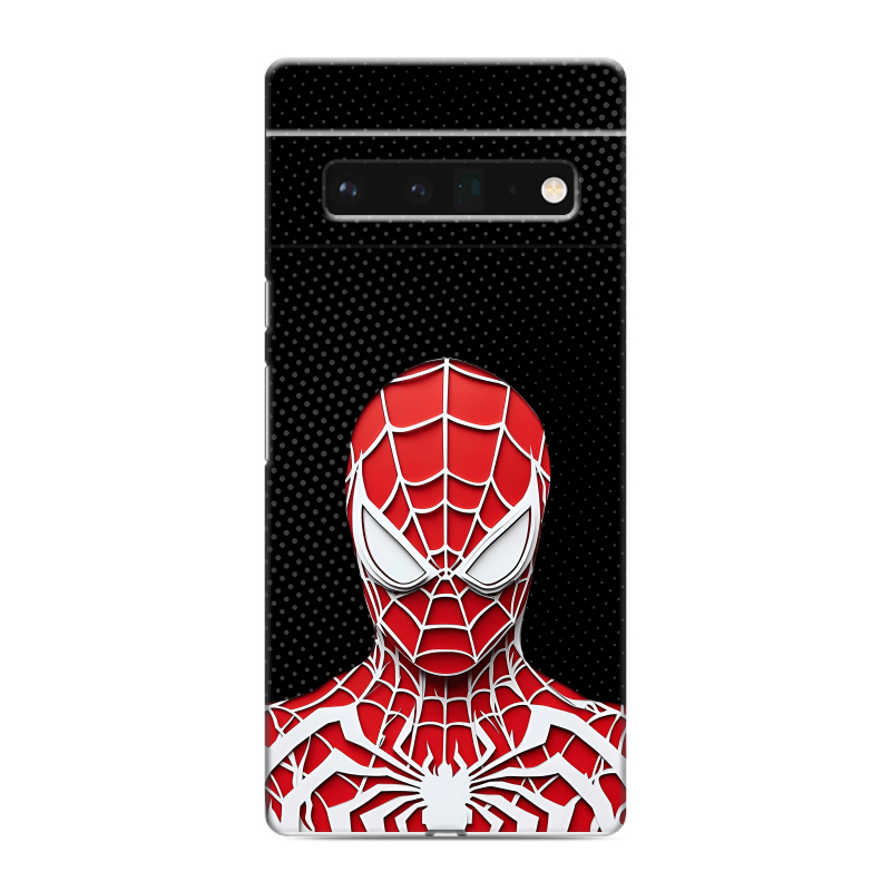 Силиконовый чехол на Google Pixel 6 Pro с принтом человек паук spiderman Силиконовый чехол на Google Pixel 6 Pro с принтом человек паук spiderman
