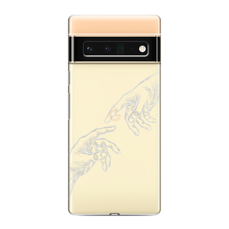 Силиконовый чехол на Google Pixel 6 Pro с принтом Сотворение мира Силиконовый чехол на Google Pixel 6 Pro с принтом Сотворение мира