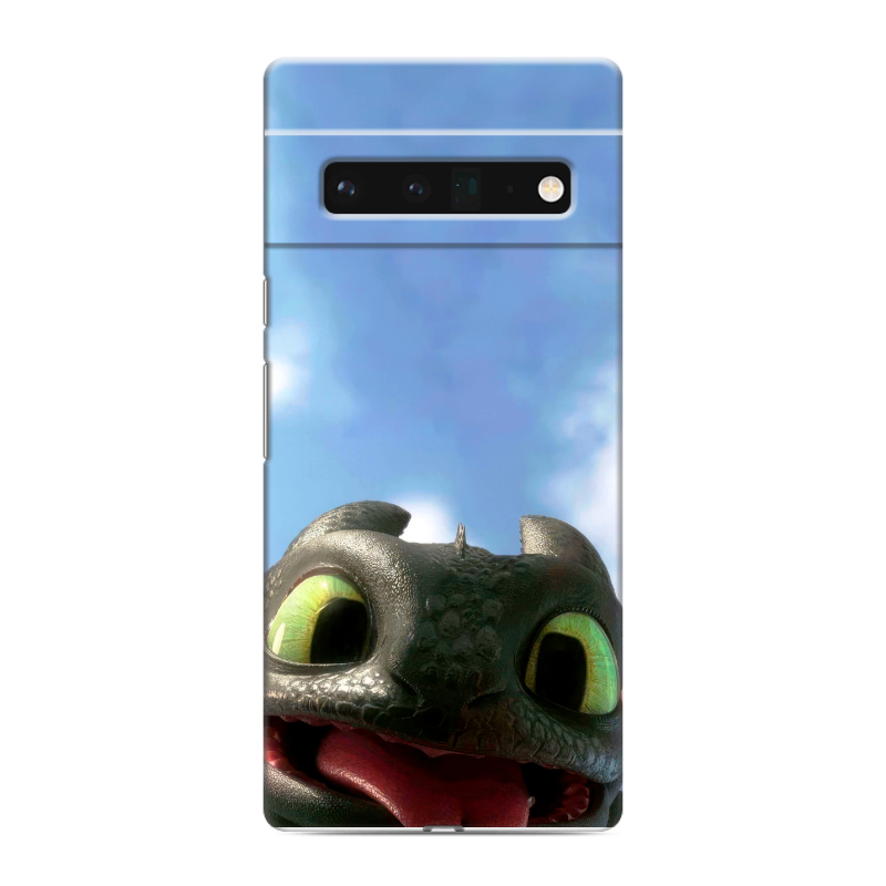 Силиконовый чехол на Google Pixel 6 Pro с принтом Как приручить дракона Силиконовый чехол на Google Pixel 6 Pro с принтом Как приручить дракона