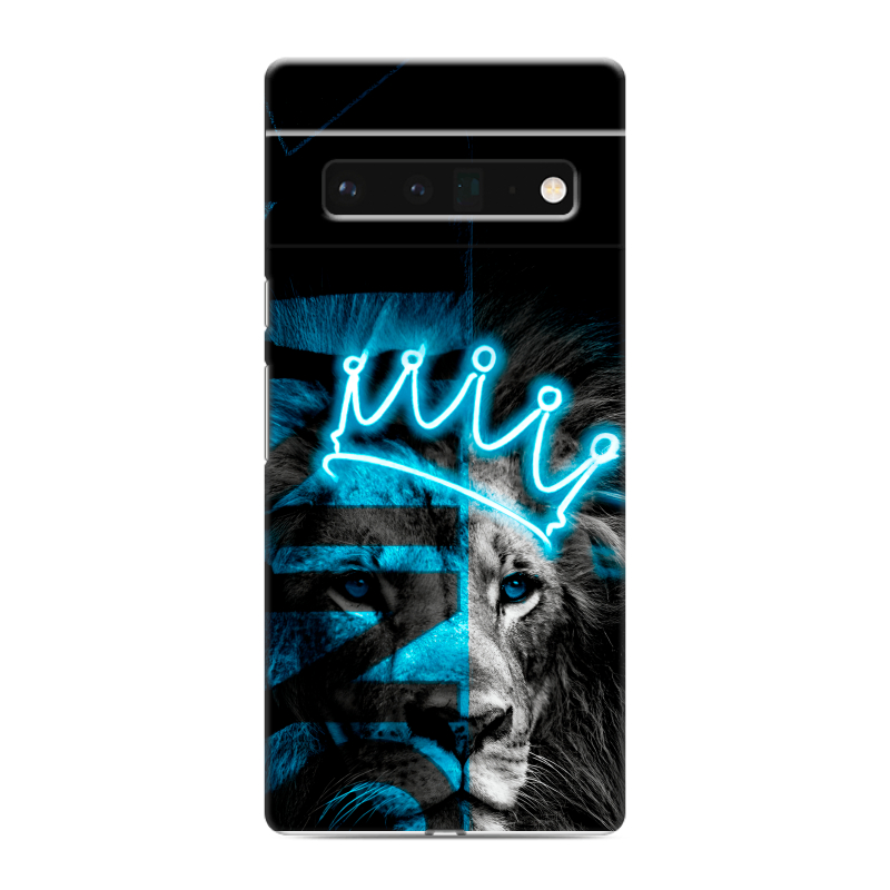 Силиконовый чехол на Google Pixel 6 Pro с принтом Король лев Силиконовый чехол на Google Pixel 6 Pro с принтом Король лев