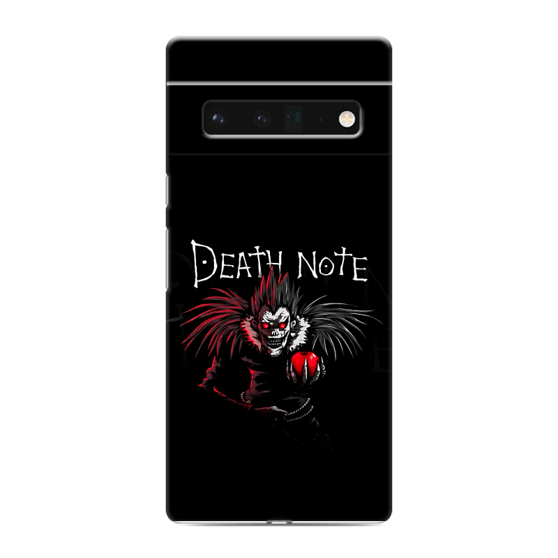 Силиконовый чехол на Google Pixel 6 Pro с принтом Death note Тетрадь смерти Силиконовый чехол на Google Pixel 6 Pro с принтом Death note Тетрадь смерти