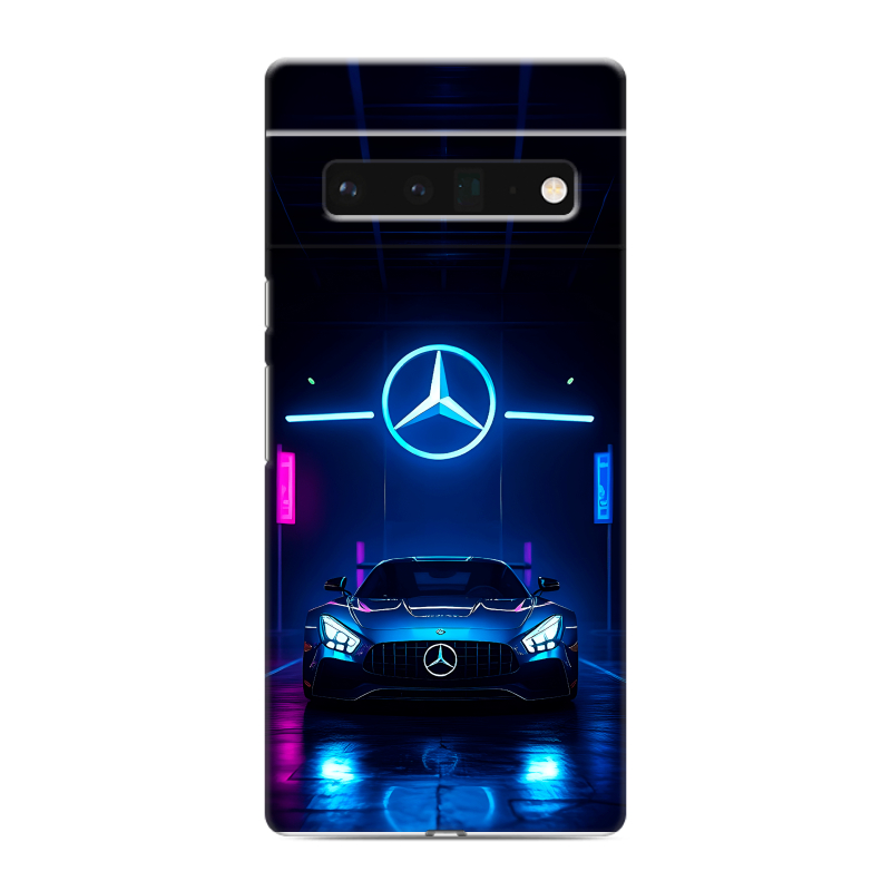 Силиконовый чехол на Google Pixel 6 Pro с принтом Mercedes Мерседес Силиконовый чехол на Google Pixel 6 Pro с принтом Mercedes Мерседес