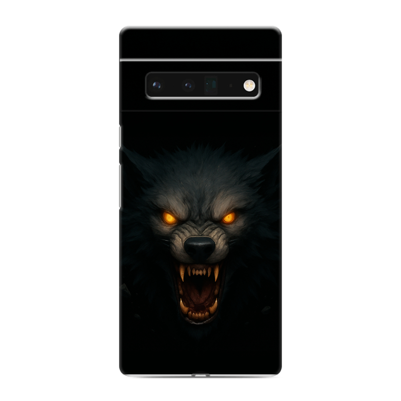 Силиконовый чехол на Google Pixel 6 Pro с принтом Волк Силиконовый чехол на Google Pixel 6 Pro с принтом Волк