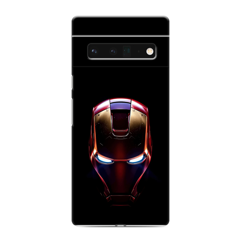 Силиконовый противоударный чехол на Google Pixel 6 Pro с принтом IronMan Железный человек Силиконовый противоударный чехол на Google Pixel 6 Pro с принтом IronMan Железный человек