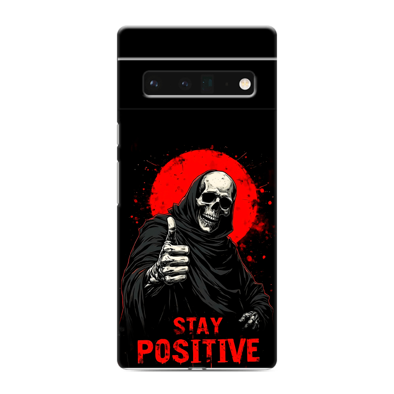 Силиконовый чехол на Google Pixel 6 Pro с принтом смешной скелет Силиконовый чехол на Google Pixel 6 Pro с принтом смешной скелет