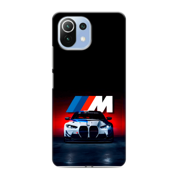 Силиконовый чехол на Xiaomi 11 Lite 5G NE с принтом БМВ BMW Силиконовый чехол на Xiaomi 11 Lite 5G NE с принтом БМВ BMW
