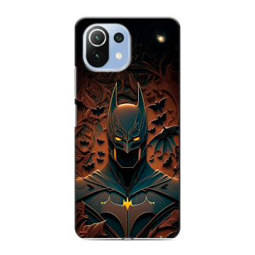 Силиконовый чехол на Xiaomi 11 Lite 5G NE с принтом Batman Бэтмен Силиконовый чехол на Xiaomi 11 Lite 5G NE с принтом Batman Бэтмен