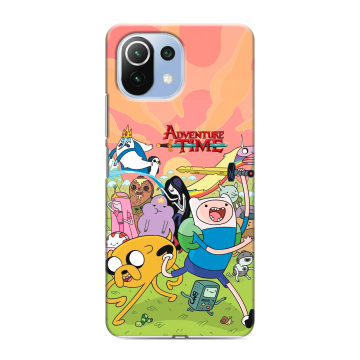 Силиконовый чехол на Xiaomi 11 Lite 5G NE с принтом Adventure time Время приключений Силиконовый чехол на Xiaomi 11 Lite 5G NE с принтом Adventure time Время приключений