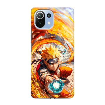 Силиконовый чехол на Xiaomi 11 Lite 5G NE с принтом Аниме Наруто Naruto