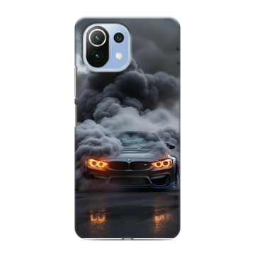 Силиконовый чехол на Xiaomi 11 Lite 5G NE с принтом BMW БМВ Силиконовый чехол на Xiaomi 11 Lite 5G NE с принтом BMW БМВ