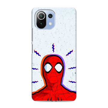 Силиконовый чехол на Xiaomi 11 Lite 5G NE с принтом Spiderman Человек паук Силиконовый чехол на Xiaomi 11 Lite 5G NE с принтом Spiderman Человек паук