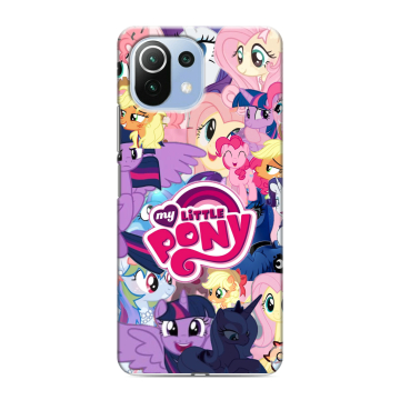 Силиконовый чехол на Xiaomi 11 Lite 5G NE с принтом My little pony Дружба чудо Силиконовый чехол на Xiaomi 11 Lite 5G NE с принтом My little pony Дружба чудо