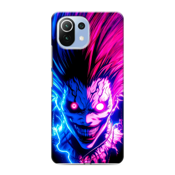 Силиконовый чехол на Xiaomi 11 Lite 5G NE с принтом Death note Тетрадь смерти Силиконовый чехол на Xiaomi 11 Lite 5G NE с принтом Death note Тетрадь смерти