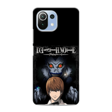 Силиконовый чехол на Xiaomi 11 Lite 5G NE с принтом Death note Тетрадь смерти Силиконовый чехол на Xiaomi 11 Lite 5G NE с принтом Death note Тетрадь смерти