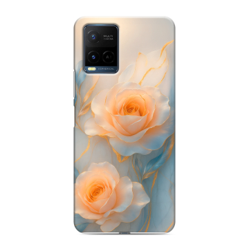 Силиконовый чехол на Vivo Y21 с принтом Женский Силиконовый чехол на Vivo Y21 с принтом Женский